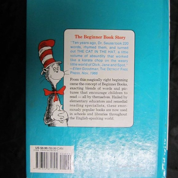 1975 THE CAT IN THE HAT BEGINNER BOOKS BECAUSE A LITTLE BUG WENT KA-CHOO HC BOOK - Picture 3 of 5